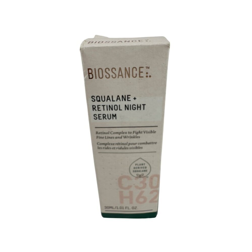 Biossance Squalane & Retinol Night Serum 30ml Dermatologist-Tested Vegan NEW - Picture 5 of 8